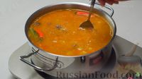 Чечевичный суп с мясом и картофелем