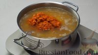 Чечевичный суп с мясом и картофелем